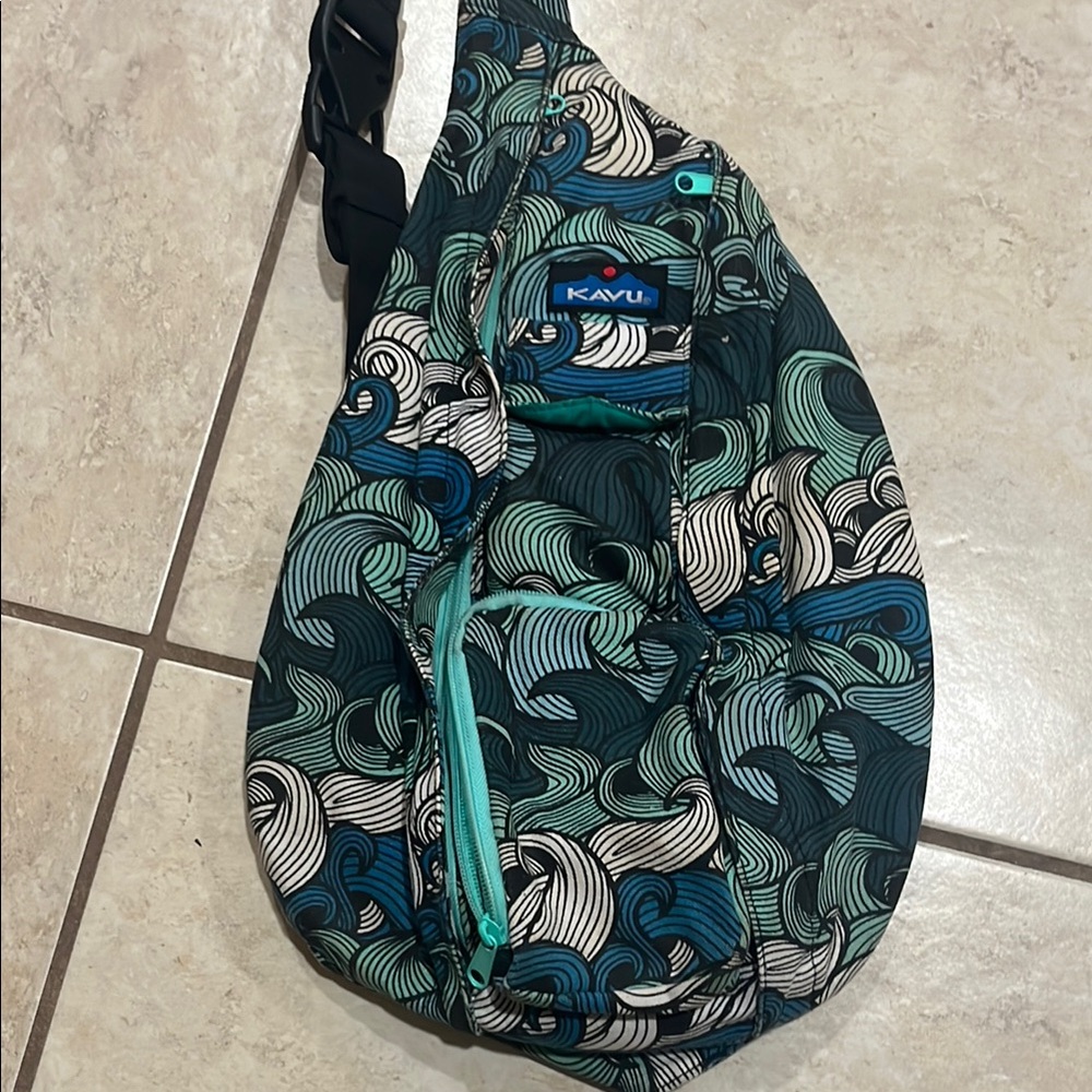Kavu Ocean Waves Mini Rope Bag